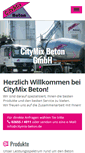 Mobile Screenshot of citymix-beton.de